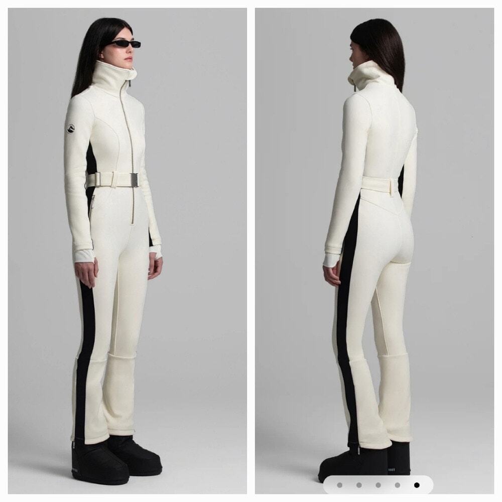 CORDOVA Over-The-Boot Ski Jumpsuit Cloud Dancer White/Black XL